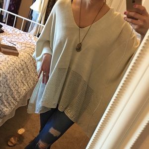 Francesca's Knit poncho